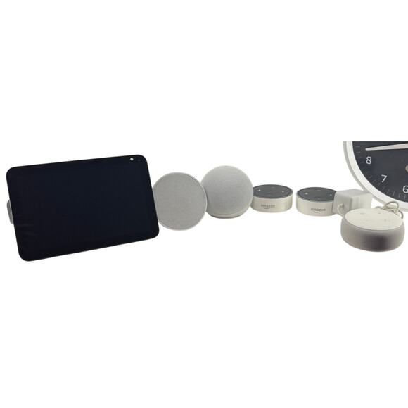 Alexa Bundle of 6 Dots Spot Show Clocks Working - Picture 11 of 11